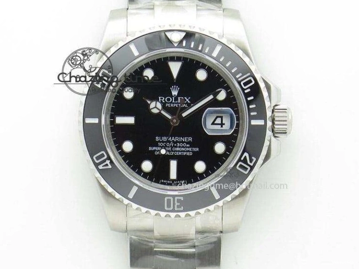 LB Dial EWF SS Bracelet Black A3235 Submariner on 41mm 126619 Ceramic Blue 0421
